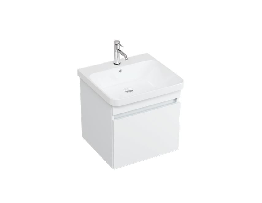 Dalston 500 x 457mm Wall Mounted Matt White Vanity Unit