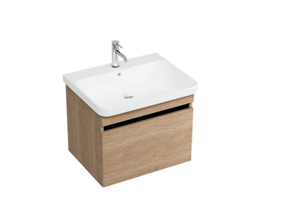 Dalston 600mm Wall Mounted  Vanity Unit - Golden Oak