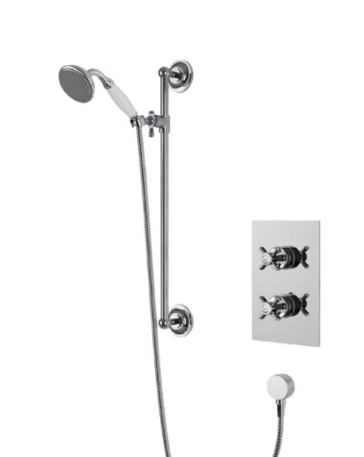 Dawlish Concealed  Valve & Shower Kit Chrome