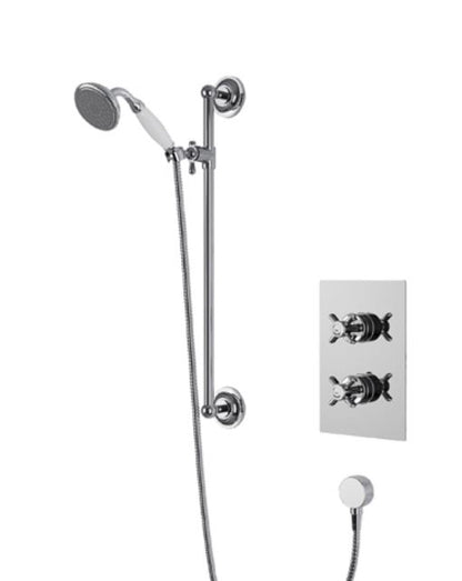 Dawlish Concealed  Valve & Shower Kit Chrome