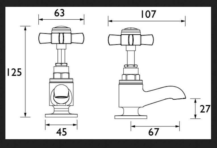 Classic Charm with Heritage Dawlish Short Nose Basin Taps