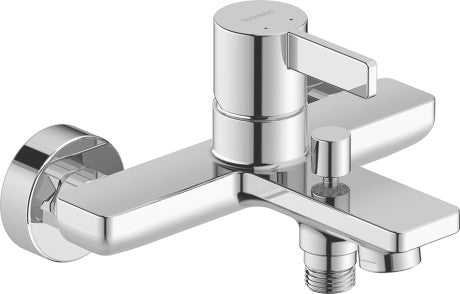Duravit D-Neo Single lever bath mixer for exposed installation