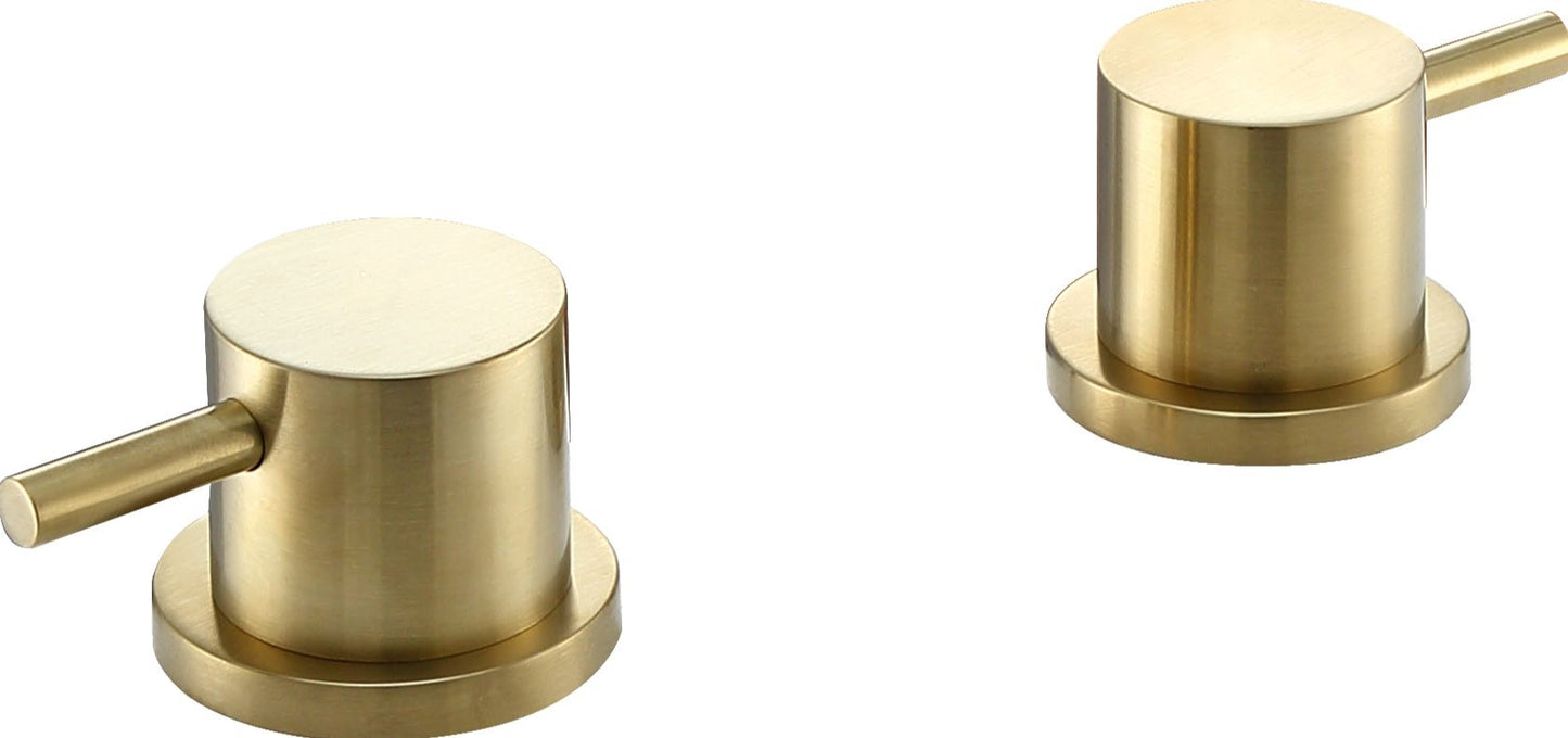 Panel Valves Brushed Brass