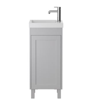 Lynton 400mm Cloakroom Floor Standing Dove Grey