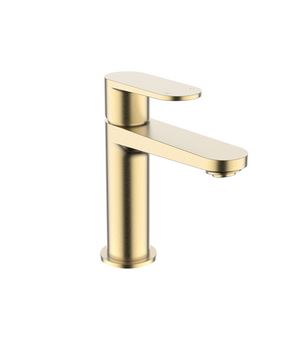 Crosswater Drift Basin Mono With Clicker Waste - Brushed Brass