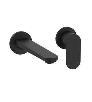 Crosswater Drift 2 Hole Basin Set Wall Mounted - Matt Black
