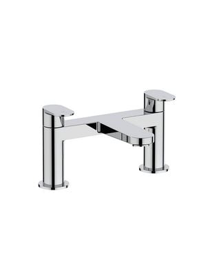 Drift Chrome Deck Mounted Bath Filler w/ 2 Tap Holes
