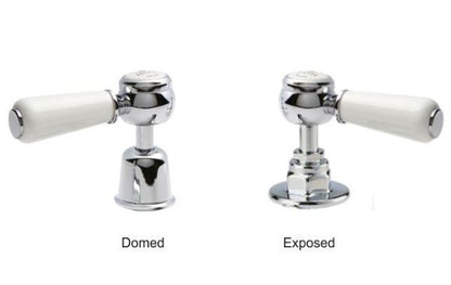 Strand Lever Deck Mounted Bath Shower Mixer Chrome