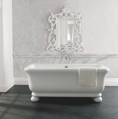 BC Designs Senator Set Of 4 White Bun Feet For Senator Free Standing Bath