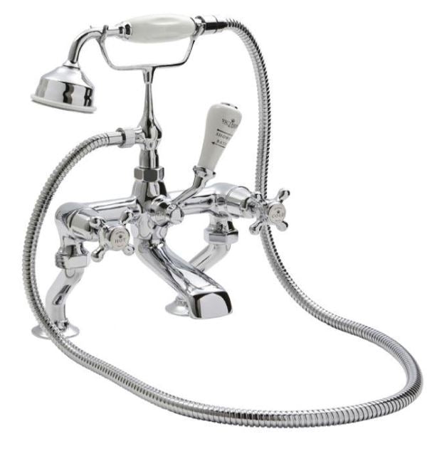 BC Designs Victrion Crosshead Bath Shower Mixer Deck Mounted