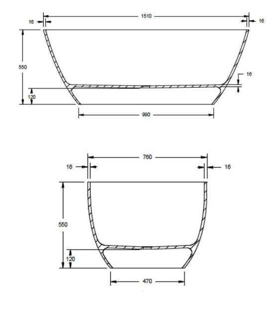 NEW SILK MATT ESSETA BATHÂ WITH CIANÂ® FINISH 1510