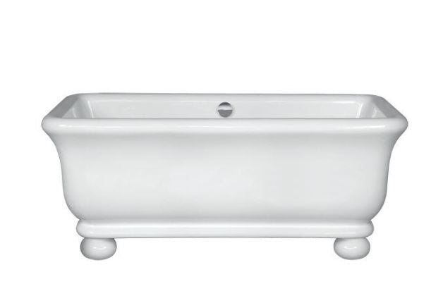 BC Designs Senator Set Of 4 White Bun Feet For Senator Free Standing Bath