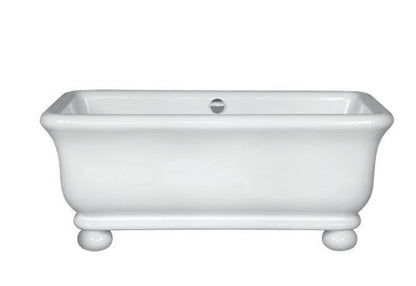 BC Designs Senator Set Of 4 White Bun Feet For Senator Free Standing Bath
