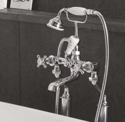 BC Designs Victrion Crosshead Bath Shower Mixer Deck Mounted