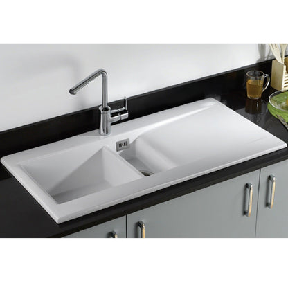 RAK Gourmet Ceramic Sink 1 - 1.5 Bowl