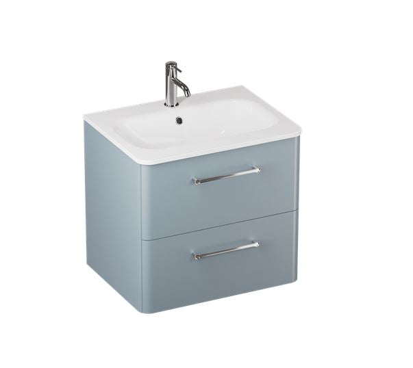 Camberwell 596 x 450 x 540mm Wall Mounted Unit Dusty Blue