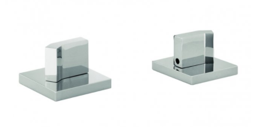 Just Taps Leo Panel Thermostatic Shower Valve - Chrome