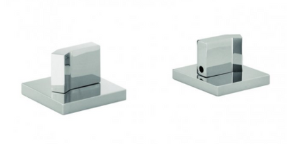 Just Taps Leo Panel Thermostatic Shower Valve - Chrome