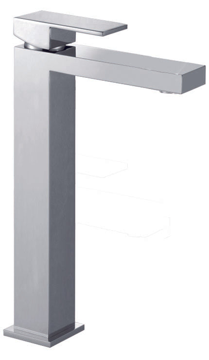 E Series Chrome Tall Monobloc Basin Mixer w/ Basin Waste