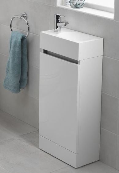 Essentials Echo 400x220mm Single Door Floor Standing Unit