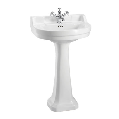 Burlington Round Edwardian 560mm 1 Tap Hole Basin