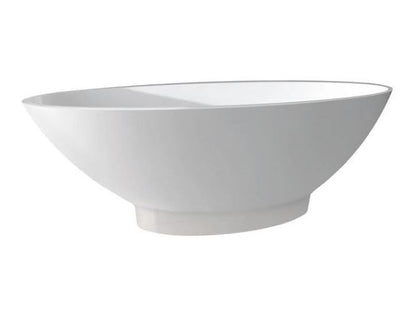 BC Designs Tasse 1770 x 880mm Composite Free Standing Bath Double Ended Polished White