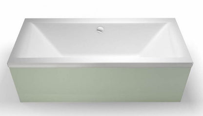 Enviro 1800 x 800 x 415mm Double Ended Bath - White Gloss