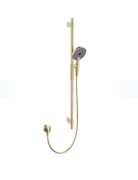 Crosswater Ethos Premium Shower Kit 2 Brsuhed Brass