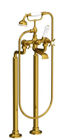 Lefroy Brooks Classic Bath Shower Mixer w/ Cranked Legs