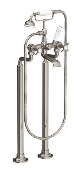 Lefroy Brooks Classic Bath Shower Mixer w/ Cranked Legs
