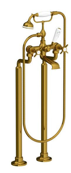 Lefroy Brooks Classic Bath Shower Mixer w/ Cranked Legs