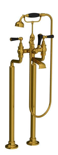 Lefroy Brooks Classic Bath Shower Mixer w/ Levers & Legs