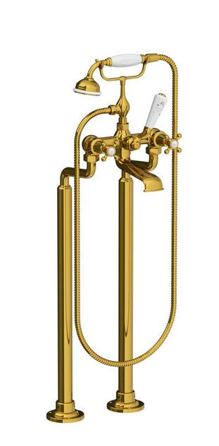 Lefroy Brooks Connaught Bath Shower Mixer w/ Standpipes