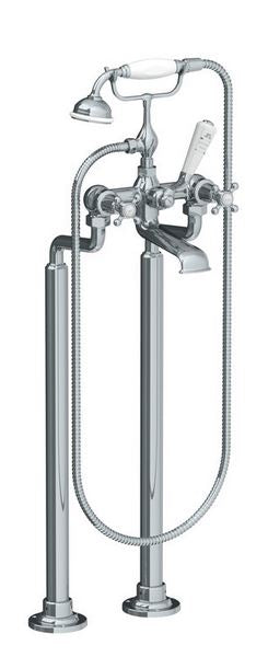 Lefroy Brooks Connaught Bath Shower Mixer w/ Cranked Legs