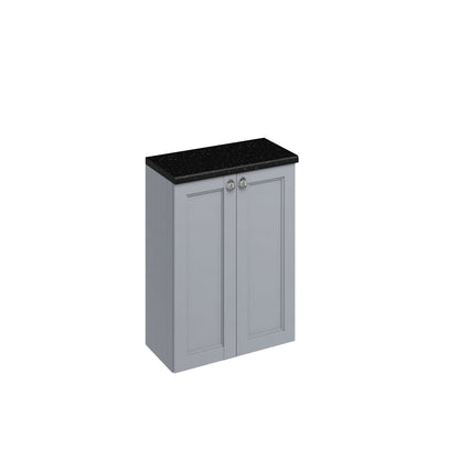 Burlington 60cm Double Door Base Unit - Classic Grey