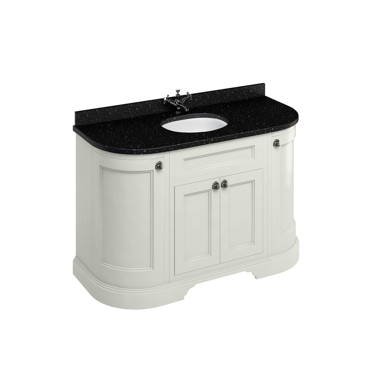 Burlington Freestanding 134 Vanity Unit w/ doors & basin