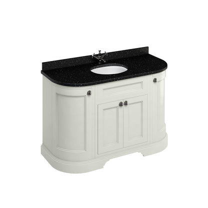 Burlington Freestanding 134 Vanity Unit w/ doors & basin