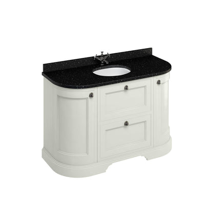 Burlington Freestanding 134 Vanity Unit w/ drawers & basin