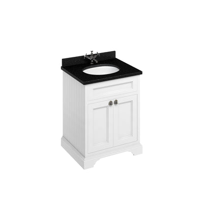Burlington Freestanding 65 Vanity Unit w/ Doors & Basin