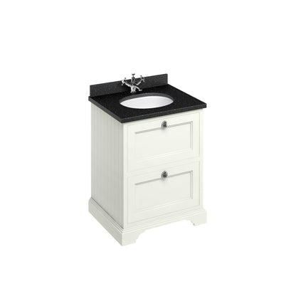 Burlington Freestanding 65 Vanity - Sand, 2 Drawers