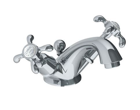 Lefroy Brooks La Chapelle Mono Bidet Mixer With Pop-Up Waste - Antique Gold