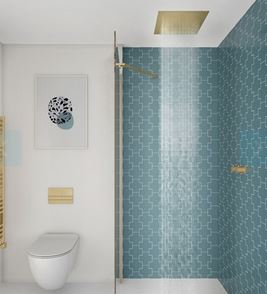 Crosswater Tranquil 380mm Shower Head Brushed Brass