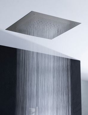 Crosswater Tranquil 380mm Shower Head Brushed Stainless Steel