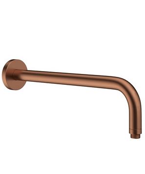 Crosswater Round Shower Arm 330mm Bronze
