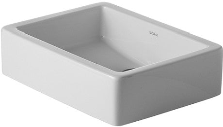 Vero 500 x 380mm Countertop Square Wash Bowl - White Gloss
