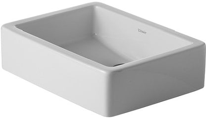 Vero 500 x 380mm Countertop Square Wash Bowl - White Gloss