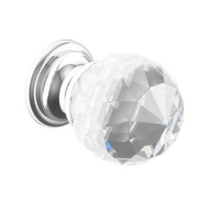 Crystal & Chrome Door Knob
