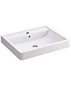 Pura Flite Vanity Unit 600mm Double Drawer Including Basin