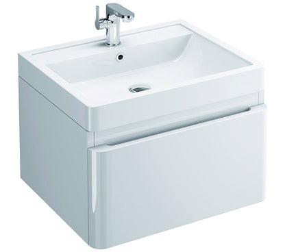 Pura Flite Vanity Unit 600mm Single Drawer Including Basin