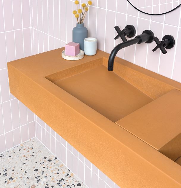 Kast Flor Double Basin 1340mm x 420mm (choose colour)